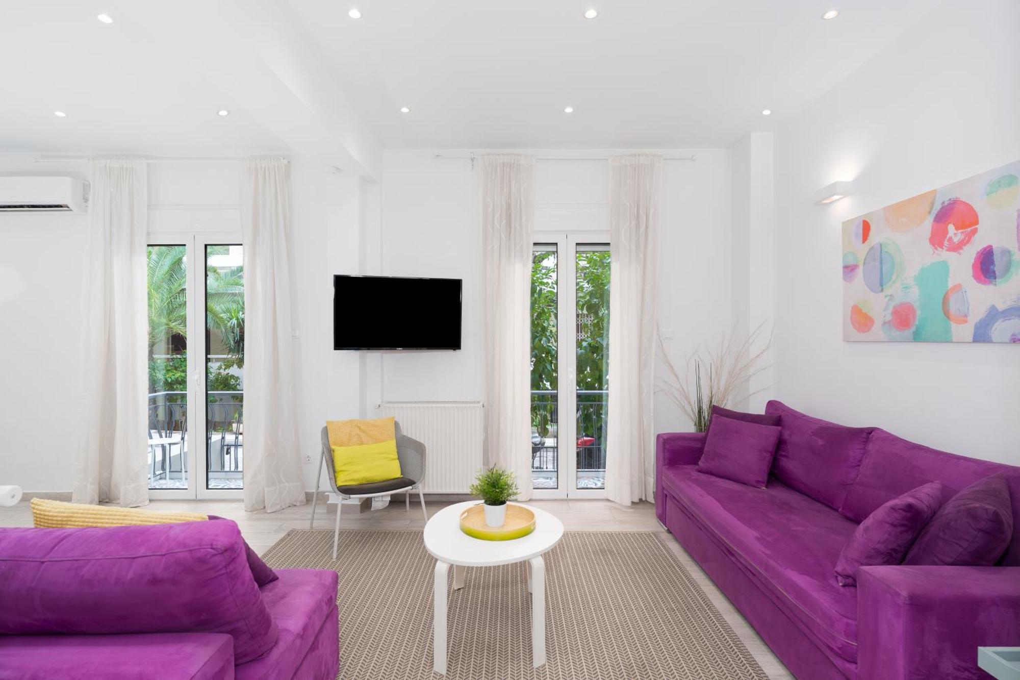 Spacious Modern Apartment In Athens Near Metro מראה חיצוני תמונה